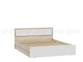 Мартина кровать 1200 белый/сонома Миф