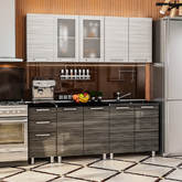 Кухня Титан 2.0 m28/m29/белый БТС